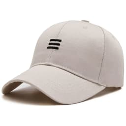 Hat trendy simple three horizontal bars Summer Baseball Men Women's fashion leisure sunshade Cap