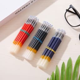 43 PCS Gel Pens & Refills Set Stationery Kawaii Writing Pen Black/Red/Blue Ink 0.5 mm Blue Ballpoint Pen Office School Supplies