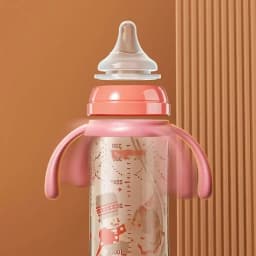 Baby Bottle Handles Nursing Bottle Handle Silicone Baby Wide Caliber Bottle Double Ear Holder Bottle Accessories