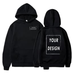 Men's and Women's Hooded Pullover, Customized Team Loose Casual Clothing, Fashionable and Personalized 100% Polyester,
