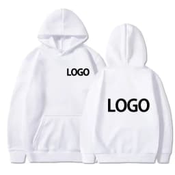 Men's and Women's Hooded Pullover, Customized Team Loose Casual Clothing, Fashionable and Personalized 100% Polyester,