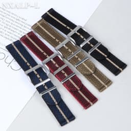 Men's Military Nylon Watch Strap for Seiko for Omega Bracelet Quick Release Universal Sport Canvas Smart Watch Band 20mm 22mm
