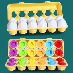 Eggs Screws 3D Puzzle Montessori Learning Education Math Toys Kids Shape Match Smart Game For Children Educational Easter Gifts