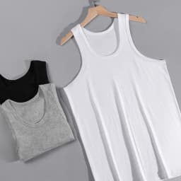Men's Solid Color Four Seasons Thin Cotton Vest Casual And Comfortable Joker Sweatshirt Fitness Exercise Slim Vest