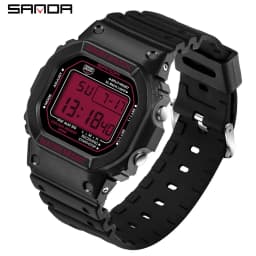 SANDA Digital Watch Men Waterproof 30M Watch LED Men's Sport G Style Watch Mens Top Brand Military Watches Relogio Masculino