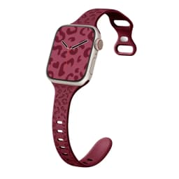 Slim Leopard Engraved Strap for Apple Watch Ultra 2 Band 49mm 44MM 42mm 40mm 41MM 45mm 38mm Bracelet for Iwatch 9 8 7 Se 6 5 4 3