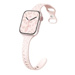 Slim Leopard Engraved Strap for Apple Watch Ultra 2 Band 49mm 44MM 42mm 40mm 41MM 45mm 38mm Bracelet for Iwatch 9 8 7 Se 6 5 4 3