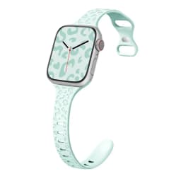 Slim Leopard Engraved Strap for Apple Watch Ultra 2 Band 49mm 44MM 42mm 40mm 41MM 45mm 38mm Bracelet for Iwatch 9 8 7 Se 6 5 4 3
