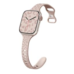 Slim Leopard Engraved Strap for Apple Watch Ultra 2 Band 49mm 44MM 42mm 40mm 41MM 45mm 38mm Bracelet for Iwatch 9 8 7 Se 6 5 4 3