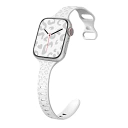 Slim Leopard Engraved Strap for Apple Watch Ultra 2 Band 49mm 44MM 42mm 40mm 41MM 45mm 38mm Bracelet for Iwatch 9 8 7 Se 6 5 4 3