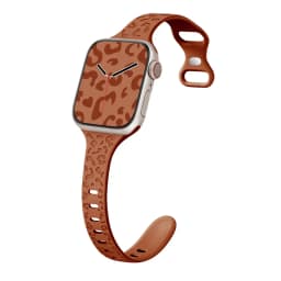 Slim Leopard Engraved Strap for Apple Watch Ultra 2 Band 49mm 44MM 42mm 40mm 41MM 45mm 38mm Bracelet for Iwatch 9 8 7 Se 6 5 4 3