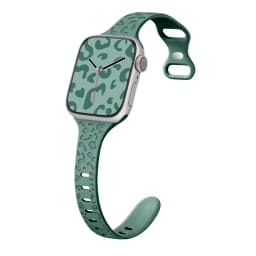 Slim Leopard Engraved Strap for Apple Watch Ultra 2 Band 49mm 44MM 42mm 40mm 41MM 45mm 38mm Bracelet for Iwatch 9 8 7 Se 6 5 4 3