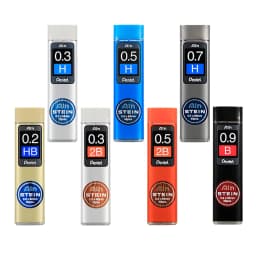 Pentel Lead Core C275 Extremely Fine Mechanical Pencil Core HB/2B Black Resin Pencil Lead STEIN 0.3/0.5/0.7/0.9mm Stationery