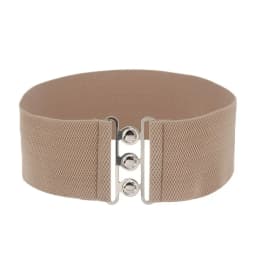 Women Fashion Wide Elastic Belt Metal Buckle Cinch Waistband Ladies Dress Waist Band Fashion Accessory