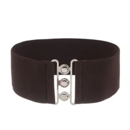 Women Fashion Wide Elastic Belt Metal Buckle Cinch Waistband Ladies Dress Waist Band Fashion Accessory