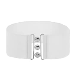 Women Fashion Wide Elastic Belt Metal Buckle Cinch Waistband Ladies Dress Waist Band Fashion Accessory