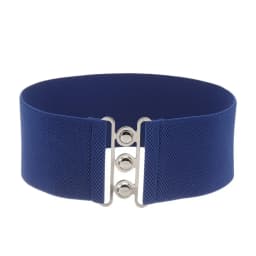 Women Fashion Wide Elastic Belt Metal Buckle Cinch Waistband Ladies Dress Waist Band Fashion Accessory