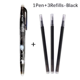 Pilot 0.5mm Erasable Gel Pen with Refills Set High-capacity Replaceable Rod Washable Handle for School Office Writing Stationery