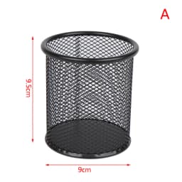 Desk Stationery Organizer Creative Metal Pen Holder Pencil File Storage Rack 3 Grid Storage Box Office Desktop Accessories