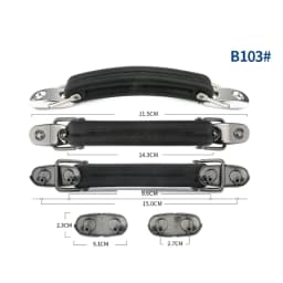 Suitcase Luggage Case Plastic Spare Strap Flexible Handle Grip Replacement for Travel Replacement Luggage