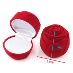 1 Piece Lovely Velvet Jewelry Box Container Wedding Ring Box for Earrings Necklace Bracelet Display Gift Box Holder 16 Styles