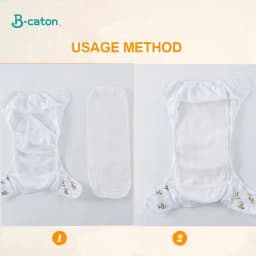 10pcs/5pcs Baby Reusable Diaper Washable Ecological Cotton Diapers 3/6-layer Cloth Nappies for Children Breathable Absorbent