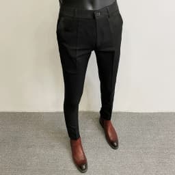 Men Suit Pants Formal Trousers Pantalone Hombre Stretch Slim Solid Color Casual Dress Full Length Pants Fashion New Men Clothing