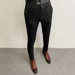 Men Suit Pants Formal Trousers Pantalone Hombre Stretch Slim Solid Color Casual Dress Full Length Pants Fashion New Men Clothing