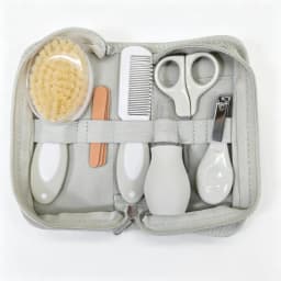 Baby Care Kit Six-Piece Baby Nasal Inhaler Nail Clipper Brush File Comb Scissors Set Daily Cleaning and Care Accessories for Bab