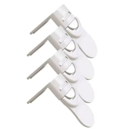 3/4/5Pcs Children Safety Drawer Lock Kids Anti-Pinching Hand Cabinet Drawer Locks Home Security Protection Plastic Locker Buckle