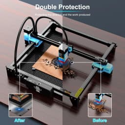 Heavy Duty Honeycomb Metal Table 300/400/500/600mm for Laser Engraver Cutting,Black Oxide Coated Fits for ORTUR xTool two trees