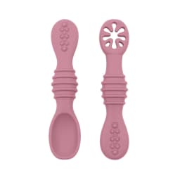 Baby Spoon Fork Set Food Grade Silicone Sticky Spoon Children Cutlery Training Spoon Feeding Tableware Soft Kitchen Accessories