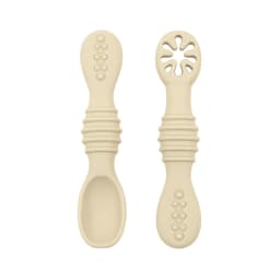 Baby Spoon Fork Set Food Grade Silicone Sticky Spoon Children Cutlery Training Spoon Feeding Tableware Soft Kitchen Accessories