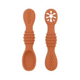 Baby Spoon Fork Set Food Grade Silicone Sticky Spoon Children Cutlery Training Spoon Feeding Tableware Soft Kitchen Accessories