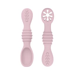 Baby Spoon Fork Set Food Grade Silicone Sticky Spoon Children Cutlery Training Spoon Feeding Tableware Soft Kitchen Accessories