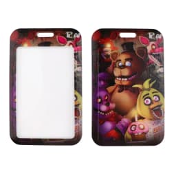 ER1899 Halloween Horror Bears Cartoon Lanyard Card Holder Student Hanging Neck Phone Lanyard Badge Subway Access Card Holder