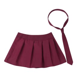 Women High Waist Plaid Pleated Mini Skirt with Necktie Japanese Schoolgirls Uniform Nightclub Outfit Carnival Cosplay Costume
