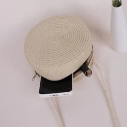 Round Straw Bag Women Woven Beach Crossbody Bag for Ladies Cute Shoulder Rattan Handmade Knitted Candy Color Small Handbag Bolsa