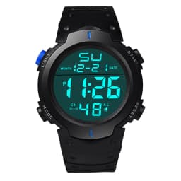 Big Dial Men's Watch Military Sport Watch Luminous LED Digital Watch Multifunciton Outdoor Waterproof Electronic Watches for Man
