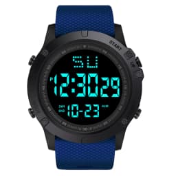 Big Dial Men's Watch Military Sport Watch Luminous LED Digital Watch Multifunciton Outdoor Waterproof Electronic Watches for Man