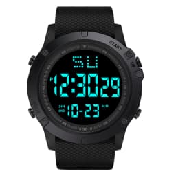 Big Dial Men's Watch Military Sport Watch Luminous LED Digital Watch Multifunciton Outdoor Waterproof Electronic Watches for Man