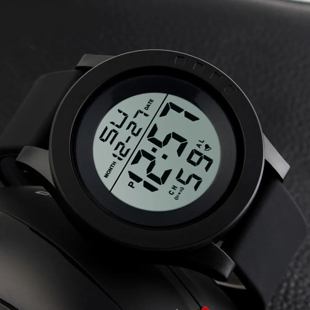 Big Dial Men's Watch Military Sport Watch Luminous LED Digital Watch Multifunciton Outdoor Waterproof Electronic Watches for Man