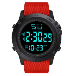 Big Dial Men's Watch Military Sport Watch Luminous LED Digital Watch Multifunciton Outdoor Waterproof Electronic Watches for Man