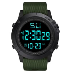 Big Dial Men's Watch Military Sport Watch Luminous LED Digital Watch Multifunciton Outdoor Waterproof Electronic Watches for Man