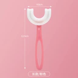 Baby Toothbrush Children 360 Degree U-shaped Child Toothbrush Teethers Baby Brush Silicone Kids Teeth Oral Care Cleaning