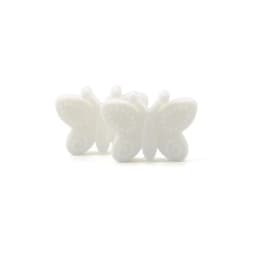 Bowknot 10pcs/lot Silicone Beads DIY Food Grade Silicone Teething Pacifier Cute Shaped Silicone teether Holder Accessories