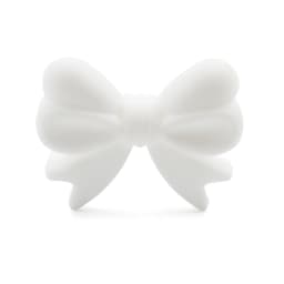 Bowknot 10pcs/lot Silicone Beads DIY Food Grade Silicone Teething Pacifier Cute Shaped Silicone teether Holder Accessories
