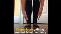 Copper Compression Socks Men Women Anti Fatigue Pain Relief Knee High Stockings 20-30 mmHg for Running Athletic Pregnancy XXL