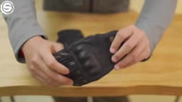 SFK Genuine Goat Leather Retro Motorcycle Gloves Full Finger Summer Breathable Knuckle Protection Riding Race Gears Accessories