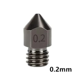 1/3Pcs MK8 Nozzle Hardened Steel M6 Corrosion-Resistant Extruder 0.4/0.6/0.8mm 3D Printer Nozzle For CR10 Ender 3 Sapphire Pro